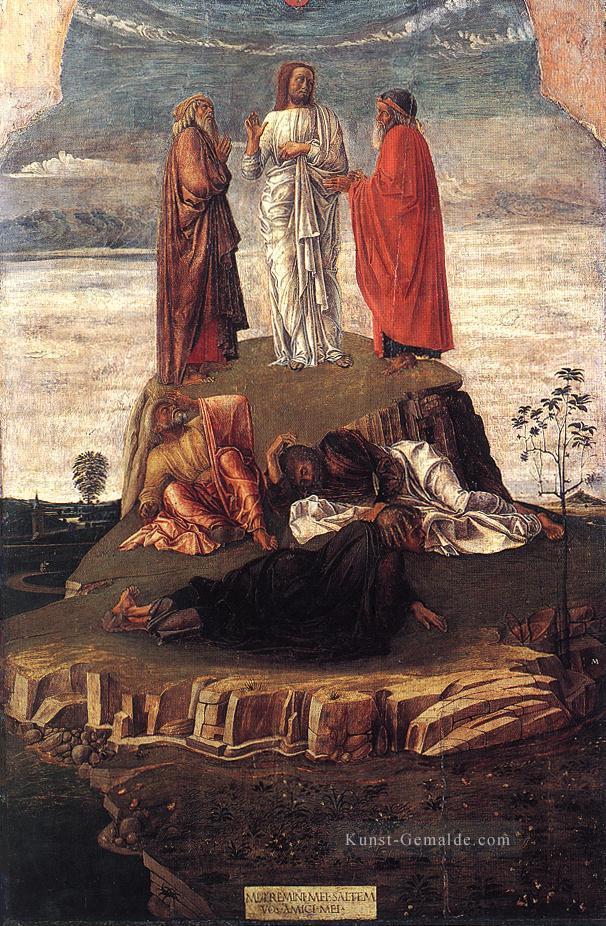 Verklärung Christi Renaissance Giovanni Bellini der Ölgemälde